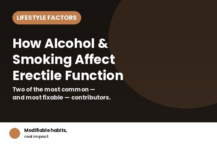 How Alcohol and Smoking Affect Erectile Function