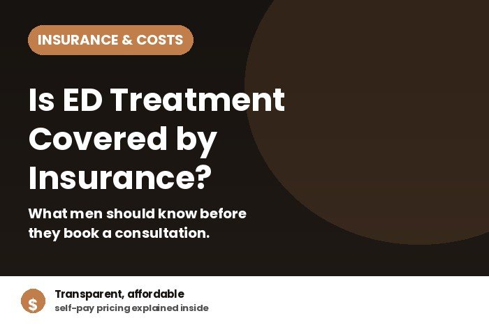 Is ED Treatment Covered by Insurance?