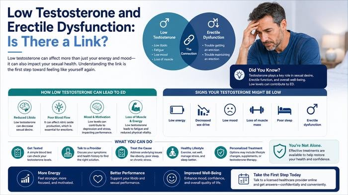 Low Testosterone and Erectile Dysfunction: Is There a Link?