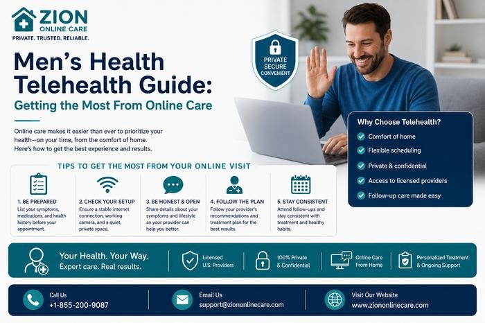 Men's Health Telehealth Guide: Getting the Most From Online Care