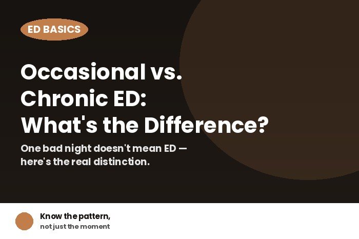 Occasional vs. Chronic ED: What's the Difference?