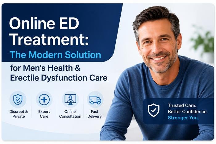Online ED Treatment: The Modern Solution for Men's Health & Erectile Dysfunction Care